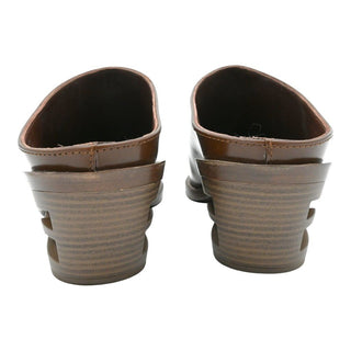 FENDI | Vitello Abrasivato FF Cut Mules