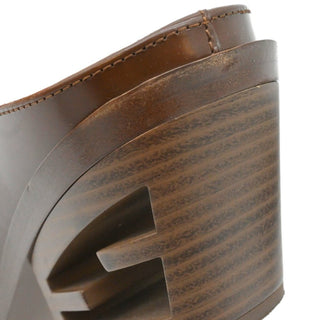 FENDI | Vitello Abrasivato FF Cut Mules