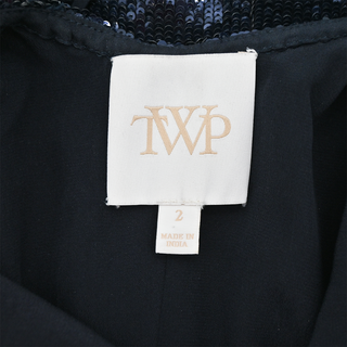 TWP | Navy Blue Sequin Midi Dress