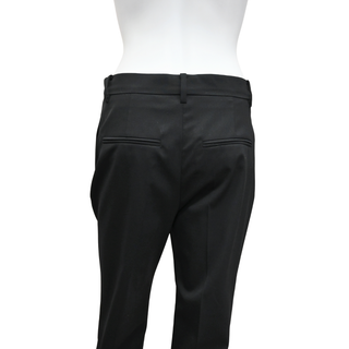 VALENTINO | Black Wool-Blend Trousers