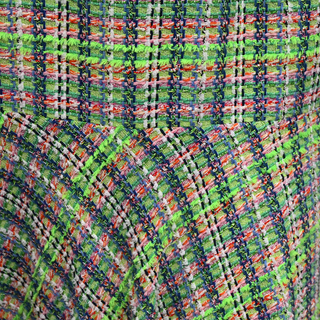 AKRIS PUNTO | Multicolor Fringed Tweed Dress