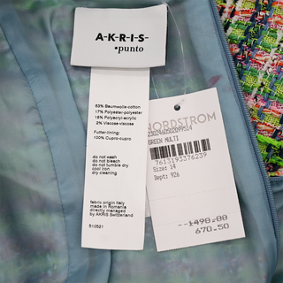 AKRIS PUNTO | Multicolor Fringed Tweed Dress
