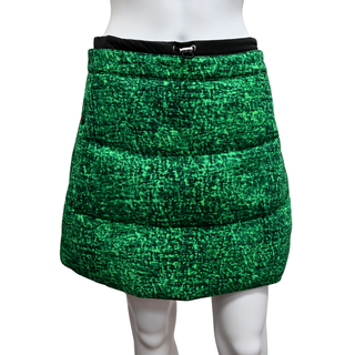 MONCLER | Green Puffer Mini Skirt