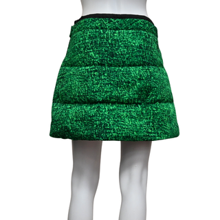 MONCLER | Green Puffer Mini Skirt