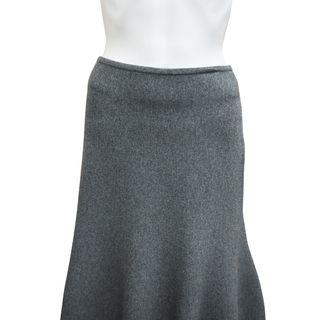 KHAITE | Odil Wool-Blend Knit Midi Skirt