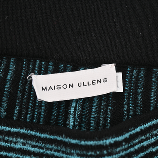 MAISON ULLENS | Blue Striped Knit Trousers
