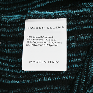 MAISON ULLENS | Blue Striped Knit Trousers