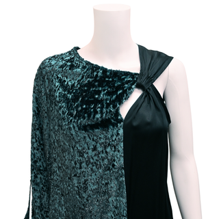 YIGAL AZROUEL | Velvet Burnt Out Knot Top