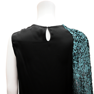 YIGAL AZROUEL | Velvet Burnt Out Knot Top