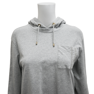 BRUNELLO CUCINELLI | Heathered Gray Monili Hoodie