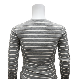 BRUNELLO CUCINELLI | Metallic Striped Knit Top