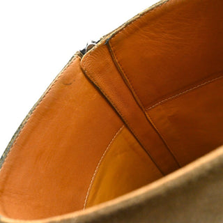 RALPH LAUREN | Brown Strappy Suede & Leather Heeled Boots