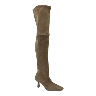 LAFAYETTE 148 | Taupe Suede Thigh-High Boots