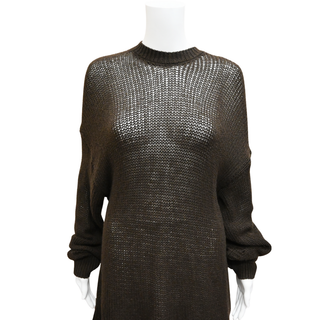 THE ROW | Dofia Dark Brown Knit Sweater