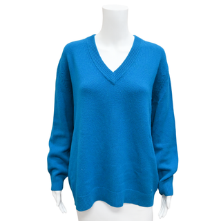 GUCCI | Teal Blue Wool Knit Sweater