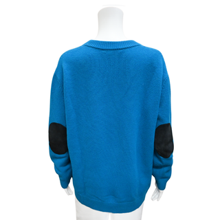 GUCCI | Teal Blue Wool Knit Sweater