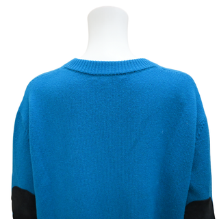 GUCCI | Teal Blue Wool Knit Sweater