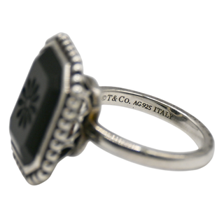 TIFFANY & CO | Ziegfeld Black Onyx Daisy Ring