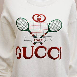 GUCCI | Tennis Embroidered 'GUCCI' Sweatshirt