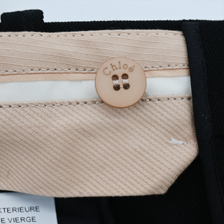 CHLOE | Black Wide-Leg Dress Pants