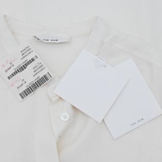 THE ROW | Sierra Ivory Striped Button-Up Shirt