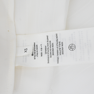 THE ROW | Sierra Ivory Striped Button-Up Shirt