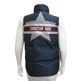 DIOR | Navy Star Logo Puffer Vest