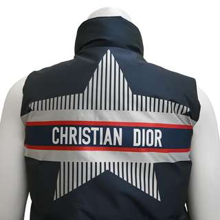DIOR | Navy Star Logo Puffer Vest