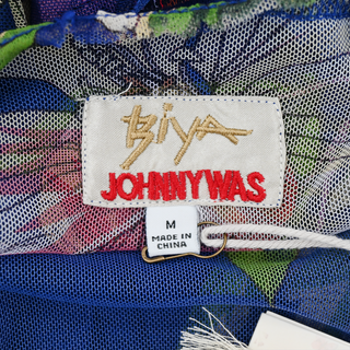 JOHNNY WAS | Mazzy Floral Ruffled Mesh Dress