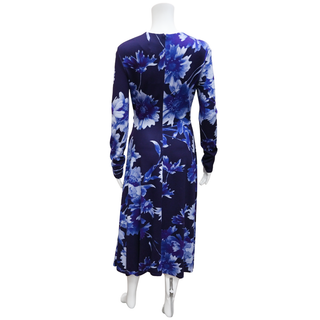 ERDEM | Troubridge Floral Draped Midi Dress