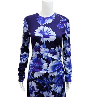 ERDEM | Troubridge Floral Draped Midi Dress