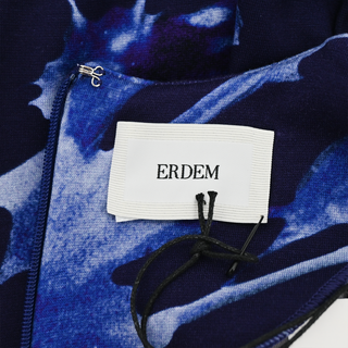 ERDEM | Troubridge Floral Draped Midi Dress