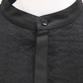 JIL SANDER | Wednesday Black Cotton Button-Up Blouse