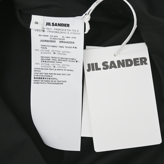 JIL SANDER | Wednesday Black Cotton Button-Up Blouse