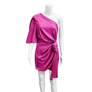 SOLACE LONDON | Fuchsia Marcie Mini Dress