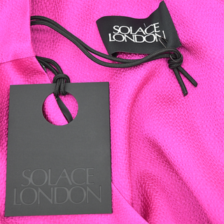 SOLACE LONDON | Fuchsia Marcie Mini Dress