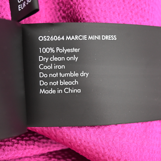 SOLACE LONDON | Fuchsia Marcie Mini Dress