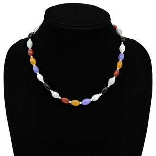 &nbsp; | 14K Multicolor Jade Necklace
