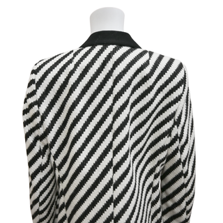 AKRIS | Black & White Zigzag Coat