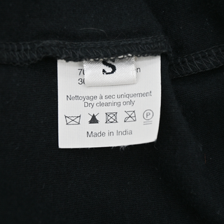 LANVIN | Black Ruffled-Sleeve Cotton-Blend Dress