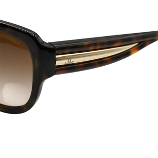 CHANEL | Brown Tortoise Shell Sunglasses