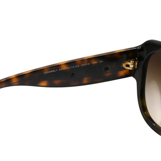 CHANEL | Brown Tortoise Shell Sunglasses