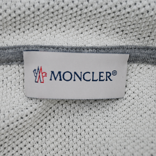 MONCLER | Heathered Gray Logo Hoodie