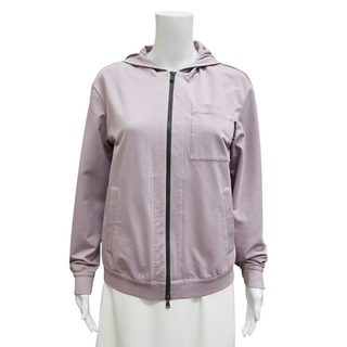 BRUNELLO CUCINELLI | Lilac Cotton-Blend Zip Jacket