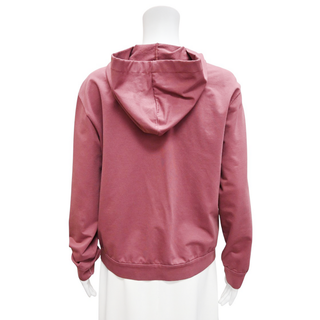 BRUNELLO CUCINELLI | Dark Mauve Cotton-Blend Zip Jacket