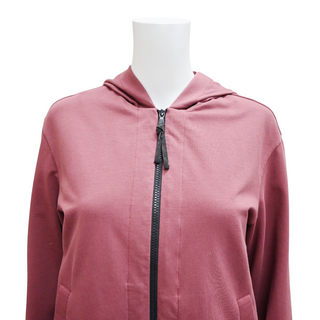 BRUNELLO CUCINELLI | Dark Mauve Cotton-Blend Zip Jacket