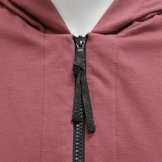 BRUNELLO CUCINELLI | Dark Mauve Cotton-Blend Zip Jacket