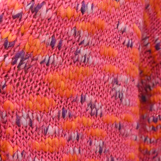 MARINA RINALDI | Pink Multicolor Knit Cardigan