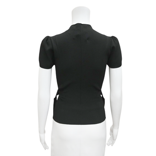 3.1 PHILLIP LIM | Black Compact Rib Tulip Top