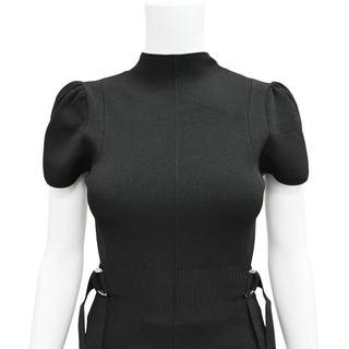 3.1 PHILLIP LIM | Black Compact Rib Tulip Top